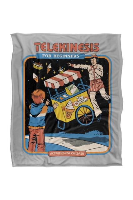 Steven Rhodes Telekinesis For Beginners Silky Super Soft Throw Blanket - Size: Large - image 1