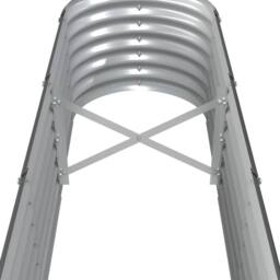 Berkfield Home Garden Raised Bed Powder-coated Steel 332x40x36 cm Anthracite in Charcoal - Size: 332 x 40 x 36 cm - thumbnail 5