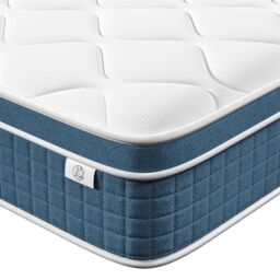 Dprodo Medium Firm Hybrid Mattress 27CM - Memory Foam & Pocket Springs in White - Size: Double - thumbnail 3