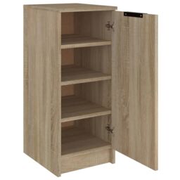 Berkfield Home Shoe Cabinet Sonoma Oak 30x35x70 cm Engineered Wood in Brown - Size: 30 x 35 x 70 cm - thumbnail 6