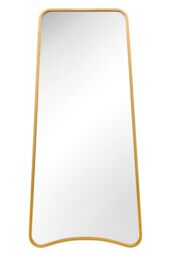 MirrorOutlet Gold Metal Isoscelles Trapezoid Shape Framed Wall Mirror 200CM X 95CM - Size: 1 Pack - thumbnail 5