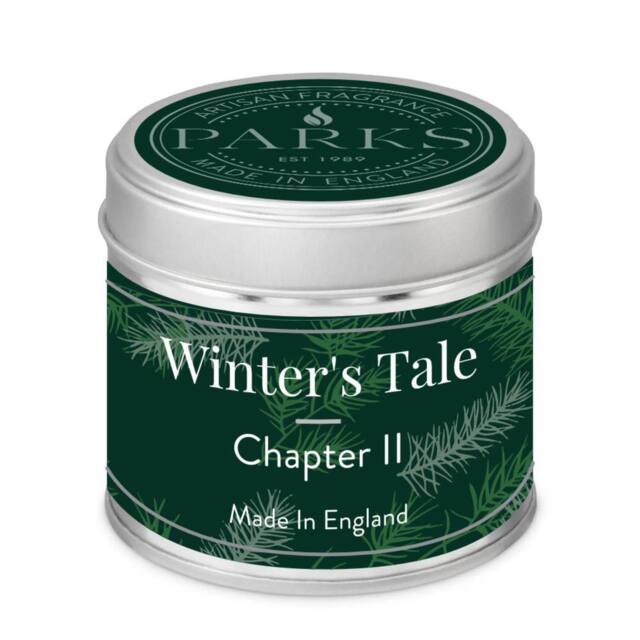 Parks Candles PARKS WINTERS TALE 165G TIN CHAPTER II CAROL SINGERS JOURNEY in Silver - Size: 150g