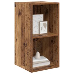 Berkfield Home TV Cabinet with Shelf Old wood 37 x 37 x 72 cm Engineered wood in Brown - thumbnail 3