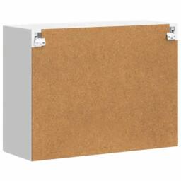 Berkfield Home Kitchen Wall Cabinet with Glass Door Porto White - thumbnail 9