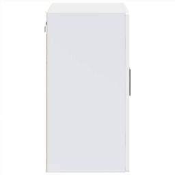 Berkfield Home Kitchen Wall Cabinet with Glass Door Porto White - thumbnail 8