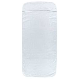 Berkfield Home Soft Beach Towels 4 pcs White 60x135 cm Fabric 400 GSM - thumbnail 4