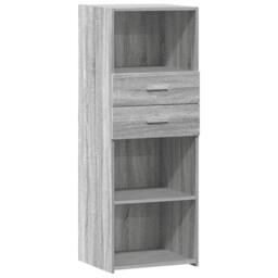 Berkfield Home Highboard Grey Sonoma 45x42.5x124 cm Engineered Wood - thumbnail 3