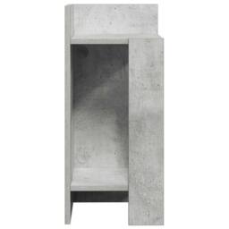 Berkfield Home Side Tables 2 pcs with Shelf Concrete Grey 25.5x27x60 cm - thumbnail 6
