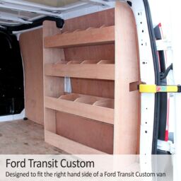 Monstershop Monster Racking Ford Transit Custom SWB Van Rack in Terracotta - thumbnail 3