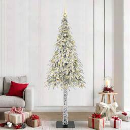 Berkfield Home Christmas Tree with 300 LEDs White 210 cm PE & Steel