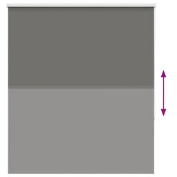 Berkfield Home Roller Blind Blackout Grey 135x150 cm Fabric Width 131.6 cm Polyester - thumbnail 5