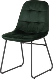 Seconique Athens Medium Oak Rectangular Dining Set with Lukas Chairs in Green - thumbnail 6
