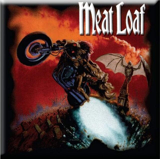 Meat Loaf Bat Out Of Hell Fridge Magnet in Black - image 1