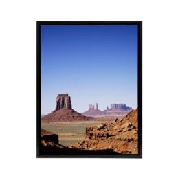 "Artery8 Monument Valley Arizona Carol M Highsmith Framed Canvas Wall Art Print in Blue - Size: W12"" x H16""" - thumbnail 1