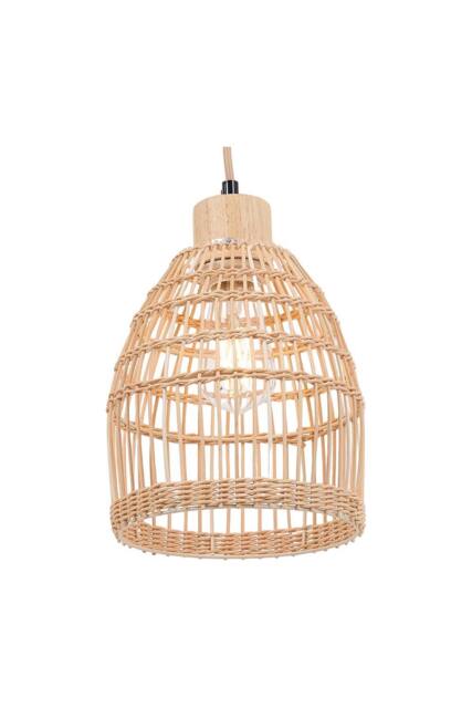 Living and Home E27 Bamboo-woven Ceiling Pendant Light in Natural - image 1
