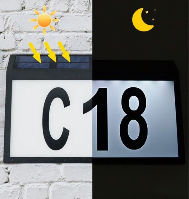 Obasyhig Solar Powered Outdoor Waterproof Plug In Ground LED Street Sign Lights in Black - image 1