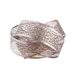 First Choice Lighting Moroccan Style Layered Ceiling Light Shade in Silver - thumbnail 1