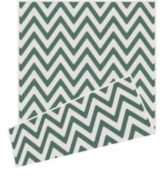 THE RUGS Reversible Outdoor Rugs in Zigzag Design Duo Weave Collection in Blue - Size: 120 cm x 170 cm - thumbnail 6