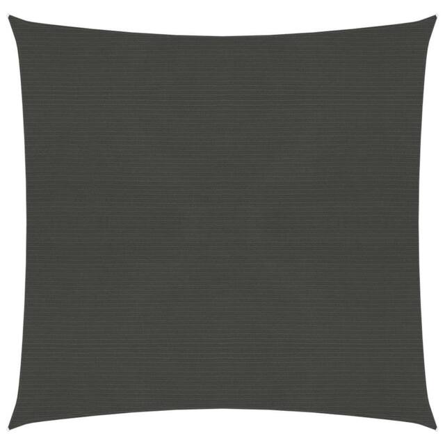 Berkfield Home Sunshade Sail 160 g/m ² Anthracite 3x3 m HDPE in Black - image 1