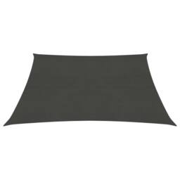 Berkfield Home Sunshade Sail 160 g/m ² Anthracite 3x3 m HDPE in Black - thumbnail 2
