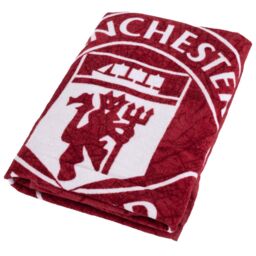 Manchester United FC Identity Crest Beach Towel in Dark Red - thumbnail 2