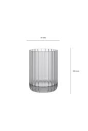 Cosmic Toothbrush Holder Tumbler Resistant Glass Ambar rose Lido Collection - thumbnail 7