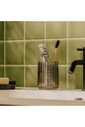 Cosmic Toothbrush Holder Tumbler Resistant Glass Ambar rose Lido Collection - thumbnail 5