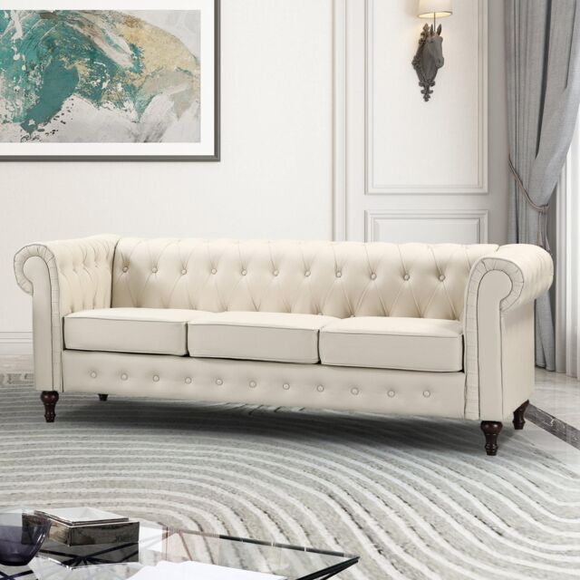 Artemis Home Richland 3 Seat Sofa in Cream