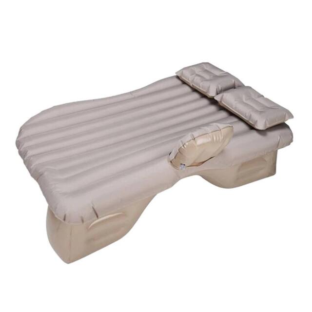 SPETLEK Beige Inflatable Car Air Bed Back Rear Seat Rest Foldable Mattress - Size: Small Single - image 1