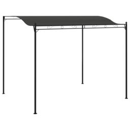 Berkfield Home Sunshade Awning 3x2.4 m Anthracite in Black - thumbnail 1