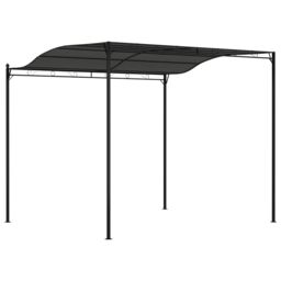 Berkfield Home Sunshade Awning 3x2.4 m Anthracite in Black - thumbnail 4