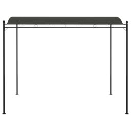 Berkfield Home Sunshade Awning 3x2.4 m Anthracite in Black - thumbnail 2