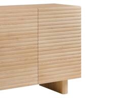 Vente-unique Sideboard With 3 Doors In MDF - Natural - LUDIMA in Light Oak - thumbnail 8