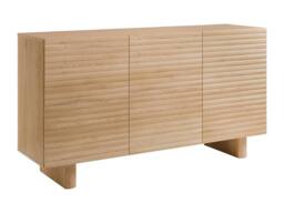 Vente-unique Sideboard With 3 Doors In MDF - Natural - LUDIMA in Light Oak - thumbnail 6