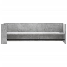 Berkfield Home Wall Shelf Concrete Grey 100x35x30.5 cm Engineered Wood - thumbnail 4