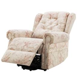 FORGEVIO Electric Power Lift Riser Recliner Chair Sofa Armchair in Beige - Size: 0.6m2