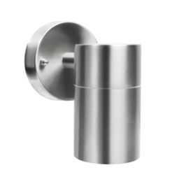 ExtraStar Outdoor Down Wall light Stainless Steel IP44 (Bulb not included) in Silver - thumbnail 2