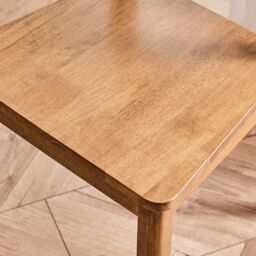 FurnitureboxUK Lynton Small Walnut Colour Wooden Dining Table & 4 Dining Chairs - thumbnail 6
