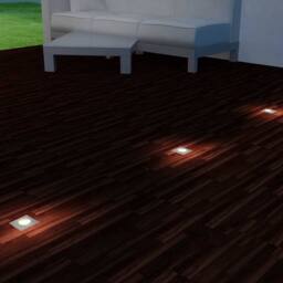 Berkfield Home Outdoor LED Ground Lights 3 pcs Square in Silver - thumbnail 6