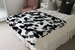 Benjamin Tate Design Animal Print Blanket in Natural - Size: 120 cm x 150 cm - thumbnail 3
