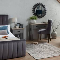 Lemon Pavilion Furniture and Decor Teos Table Lamp - Linen/Wood - L25 x W25 x H47 cm - Beige/Brown in Brown - thumbnail 5