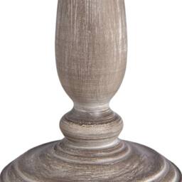 Lemon Pavilion Furniture and Decor Teos Table Lamp - Linen/Wood - L25 x W25 x H47 cm - Beige/Brown in Brown - thumbnail 2