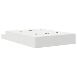 Berkfield Home Storage Bed Frame White 150x200 cm - thumbnail 9