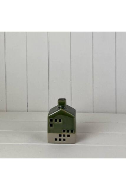 KDMD Green Festive Ceramic House Decoration with LED - image 1