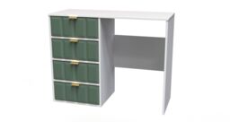 Ready Assembled 2 U Metro 4 Drawer Vanity (Ready Assembled) in Green - thumbnail 6