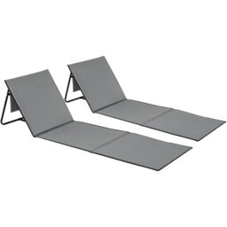 tectake Beach Mat - Set Of 2 Mina - Size: 1 Seater