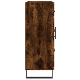 Berkfield Home Sideboard Smoked Oak 69.5x34x90 cm Engineered Wood in Brown - thumbnail 7