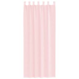 Berkfield Home Voile Curtains with Loops 2 pcs Light Pink 140x260 cm - thumbnail 4