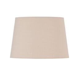First Choice Lighting Tripod Table Lamp with Natural Cotton Fabric Shade in Silver - thumbnail 2