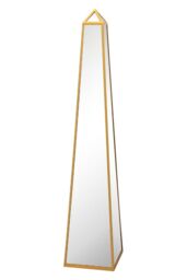 MirrorOutlet Gold Metal Edged Mirrored Garden Ornament (150CM X 30CM X 30CM) - Size: 1 Pack - thumbnail 3